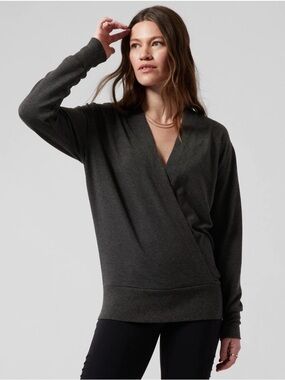 Athleta Purana Wrap Sweater
